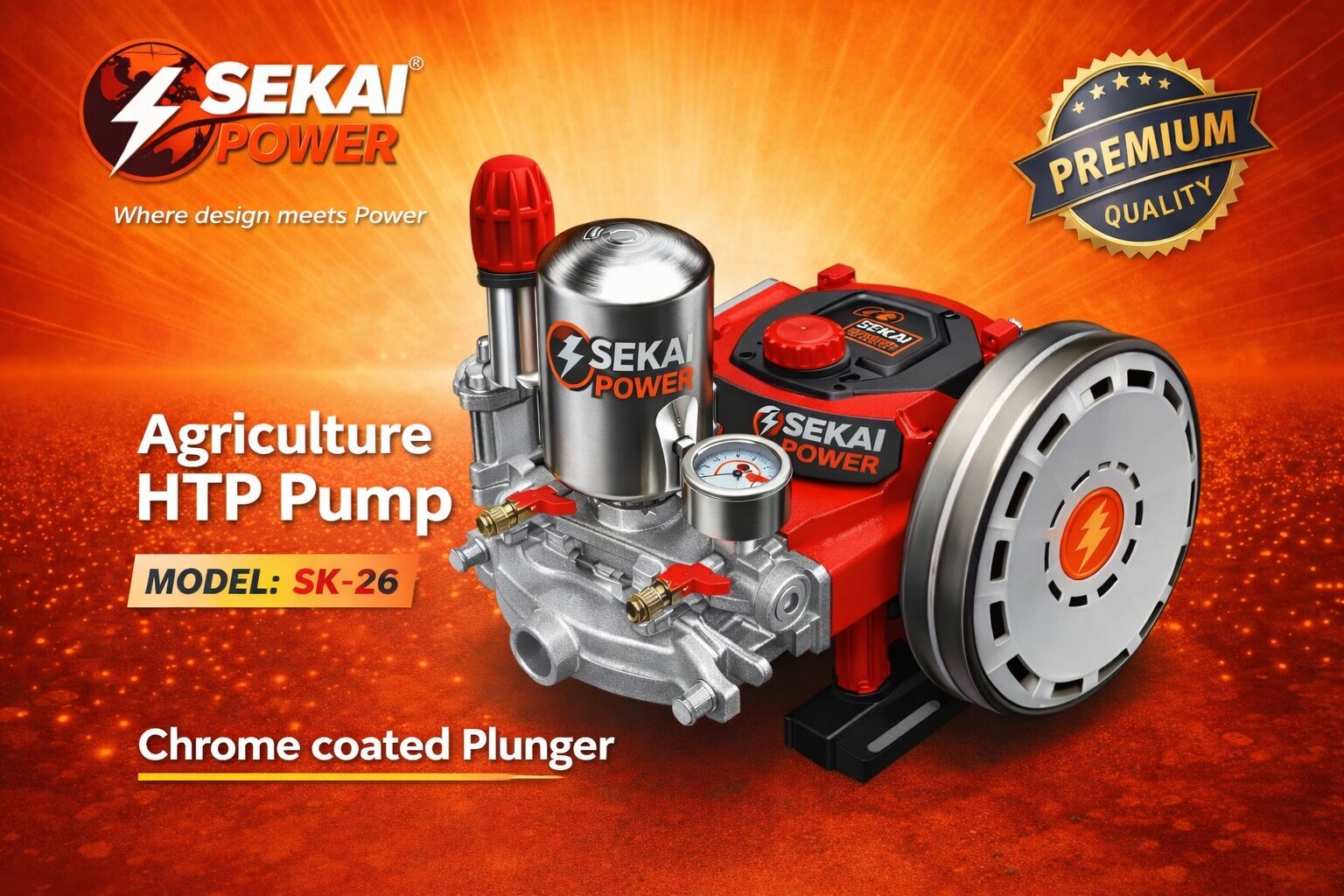 26Ltr HTP Sprayer Pump